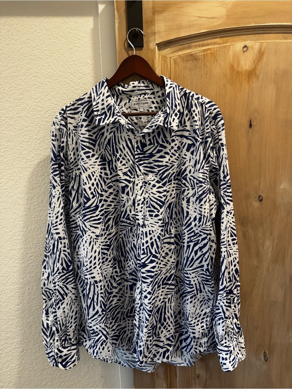 Europann Saint Tropez Mens long sleeve cotton knit Long sleeve Shirt size 2XL